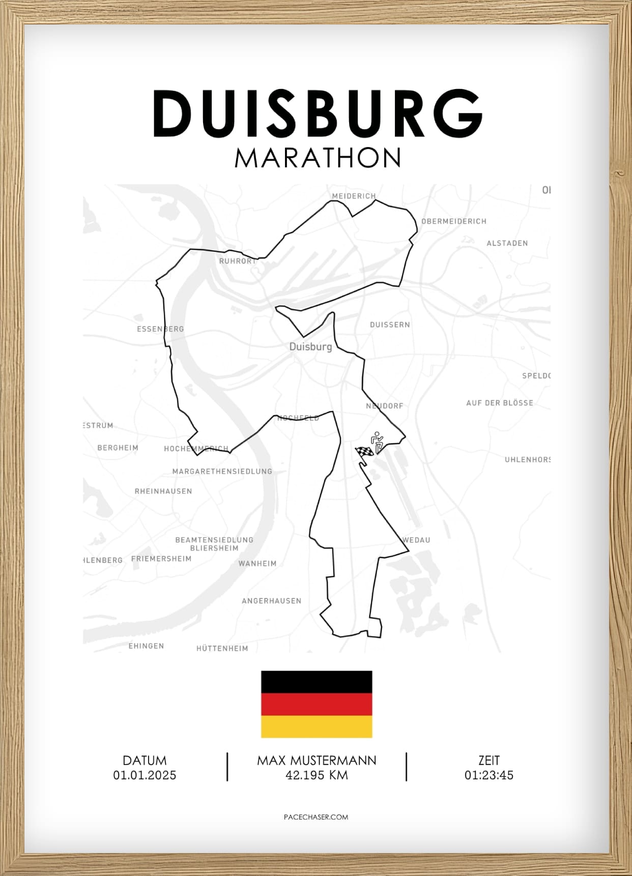 Marathon Duisburg Poster