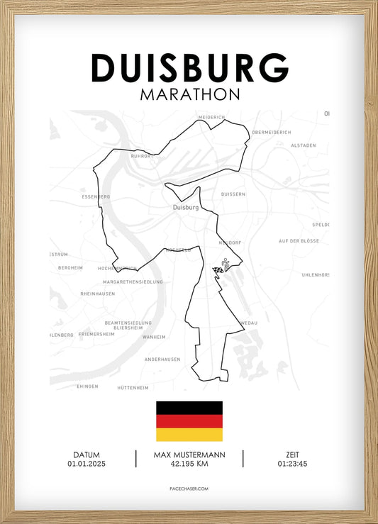 Duisburg Marathon Poster