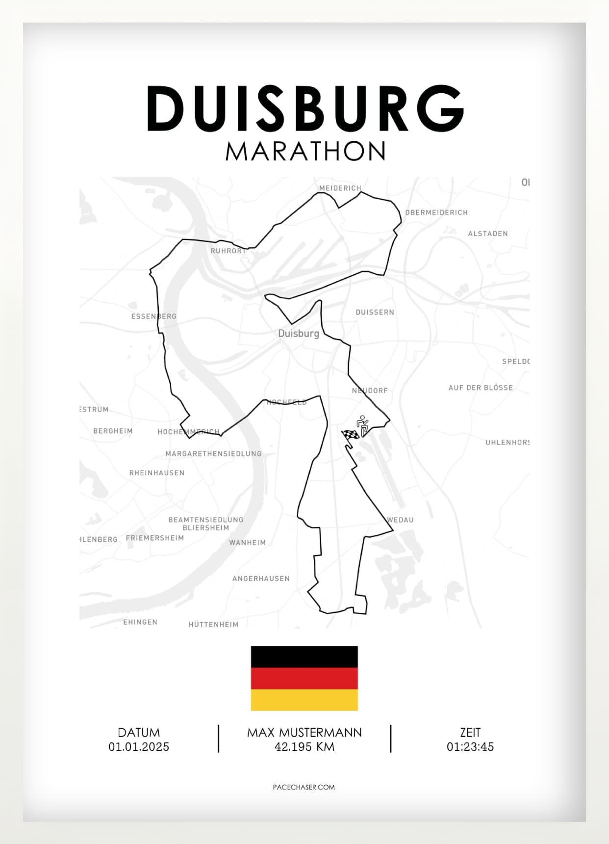 Marathon Duisburg Poster