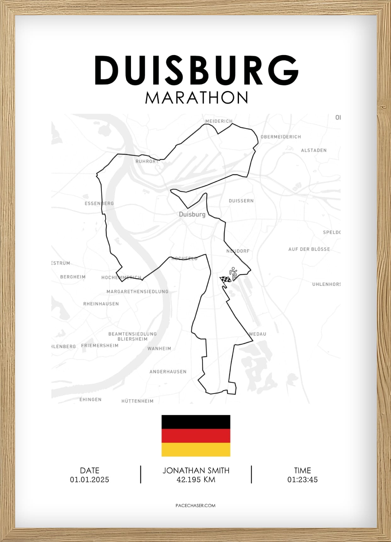 Marathon Duisburg Poster