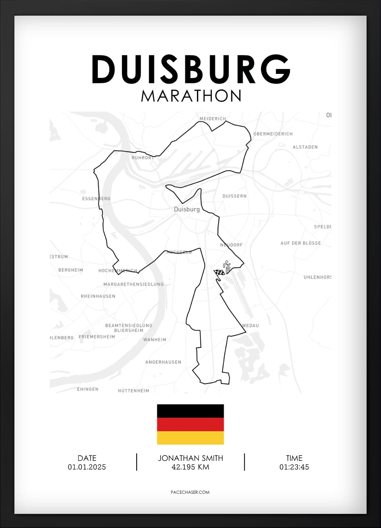 Marathon Duisburg Poster