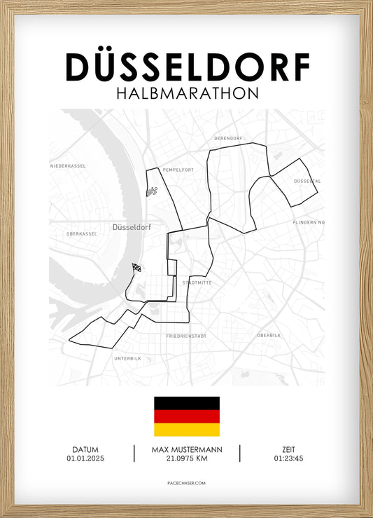 Halbmarathon Düsseldorf Poster (ab 2026)