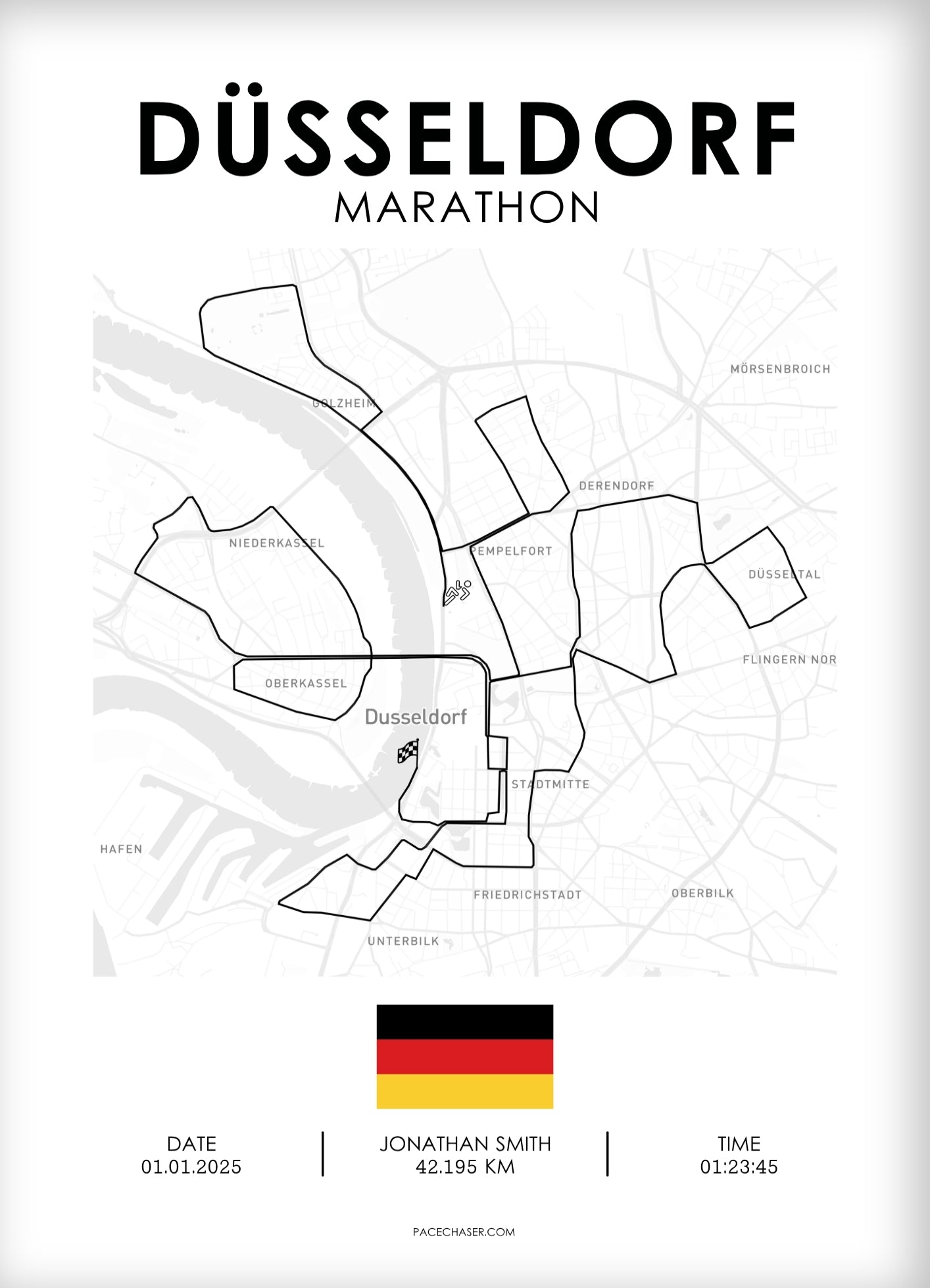 Marathon Düsseldorf Poster (ab 2026)