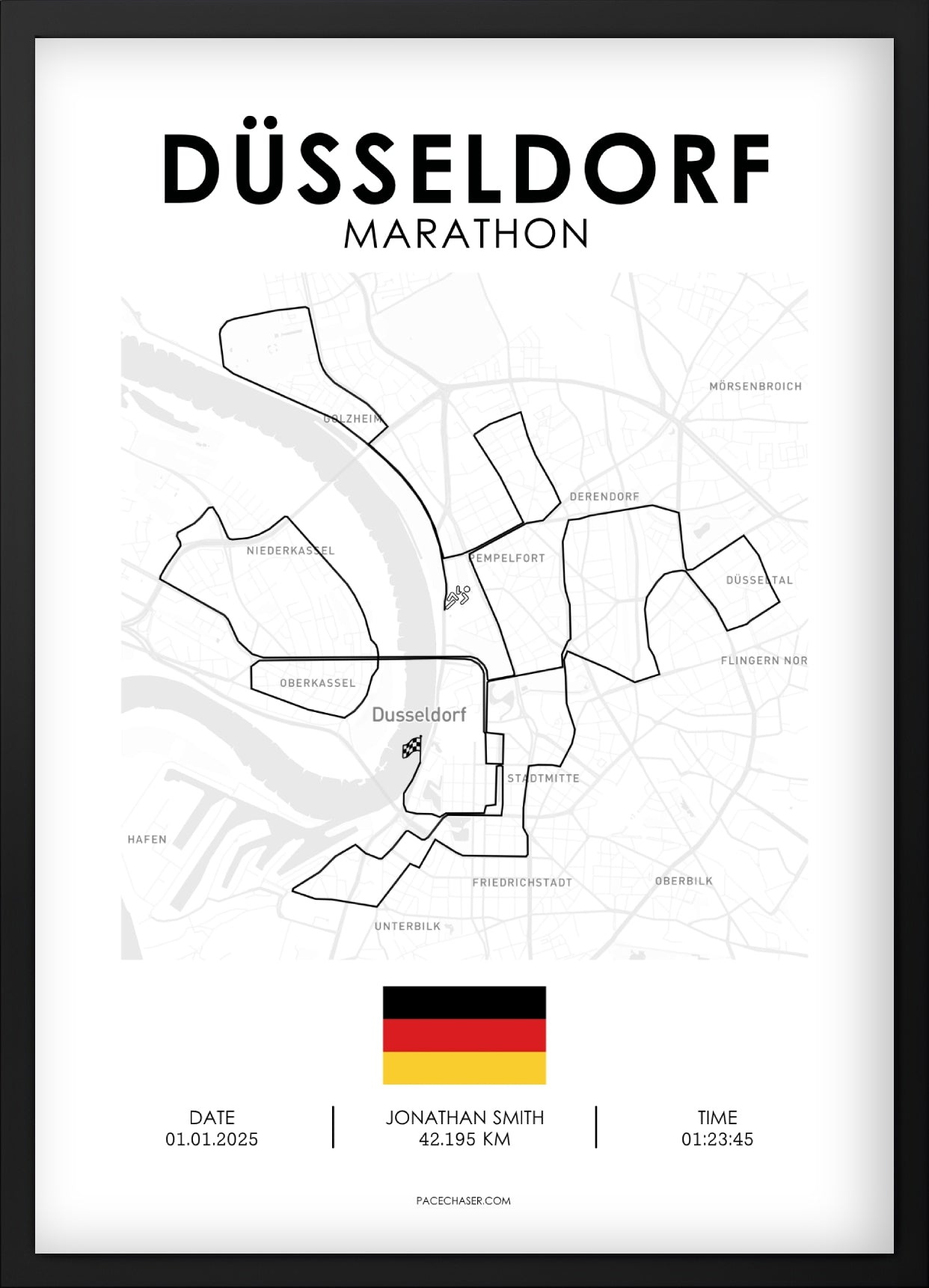 Marathon Düsseldorf Poster (ab 2026)