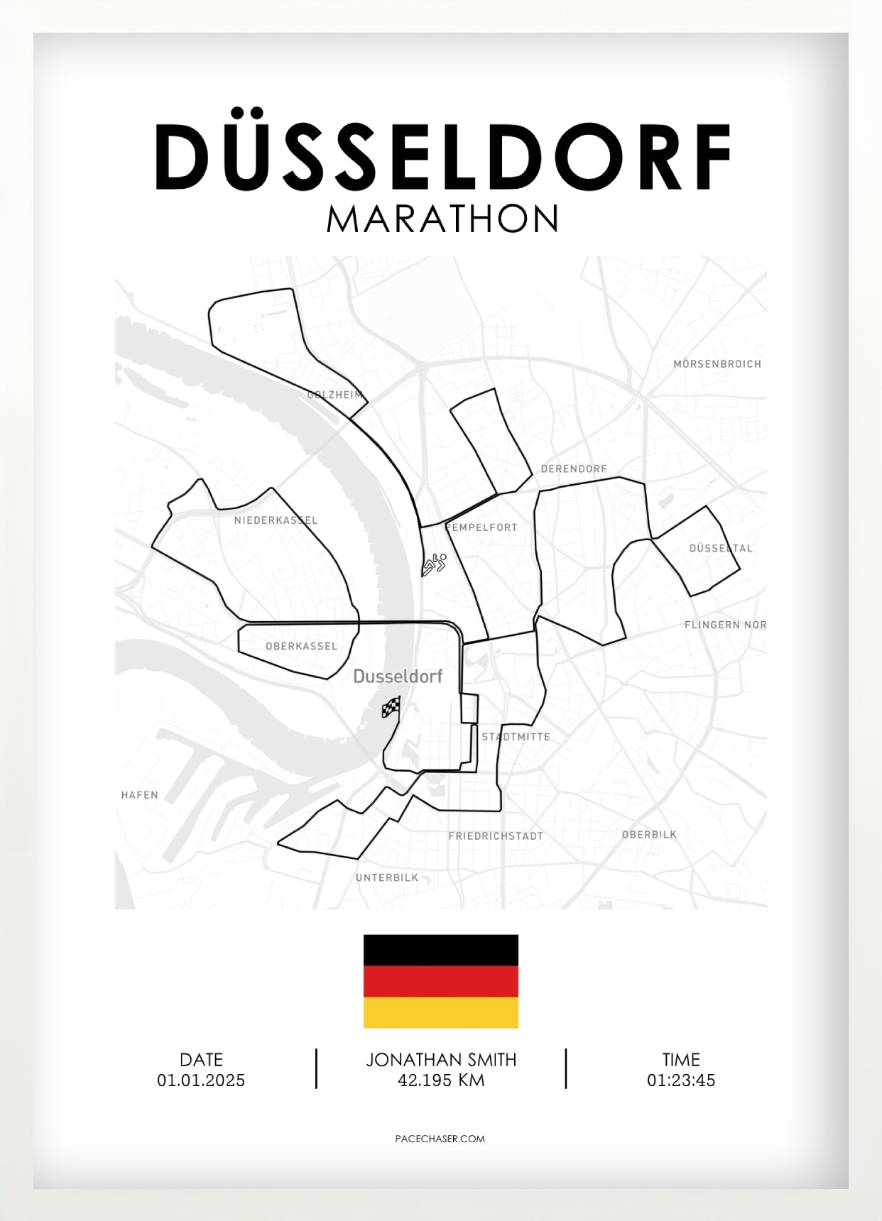 Marathon Düsseldorf Poster (ab 2026)
