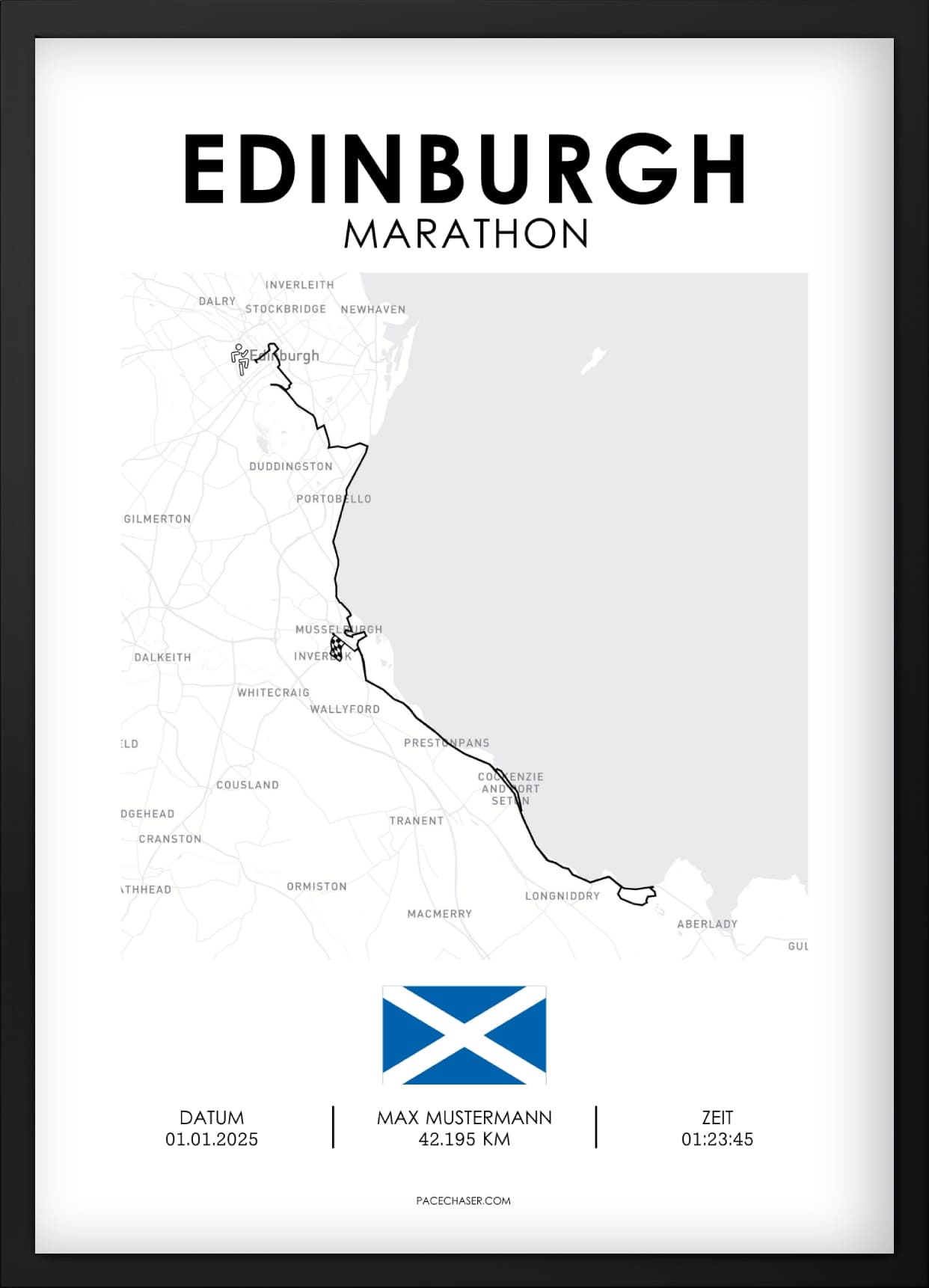 Marathon Edinburgh Poster
