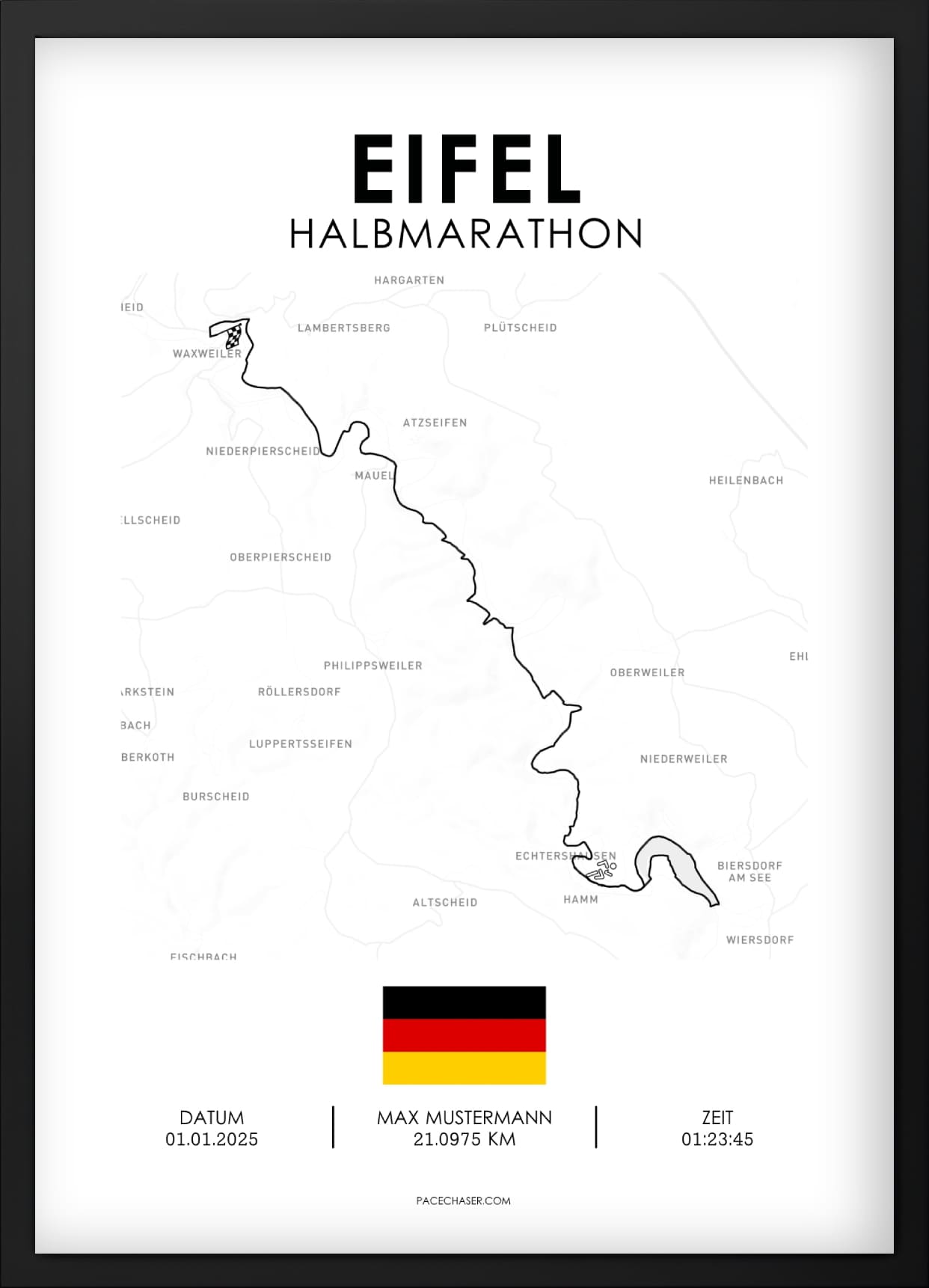 Eifel Marathon / Half Marathon / Ultra / Trail Poster