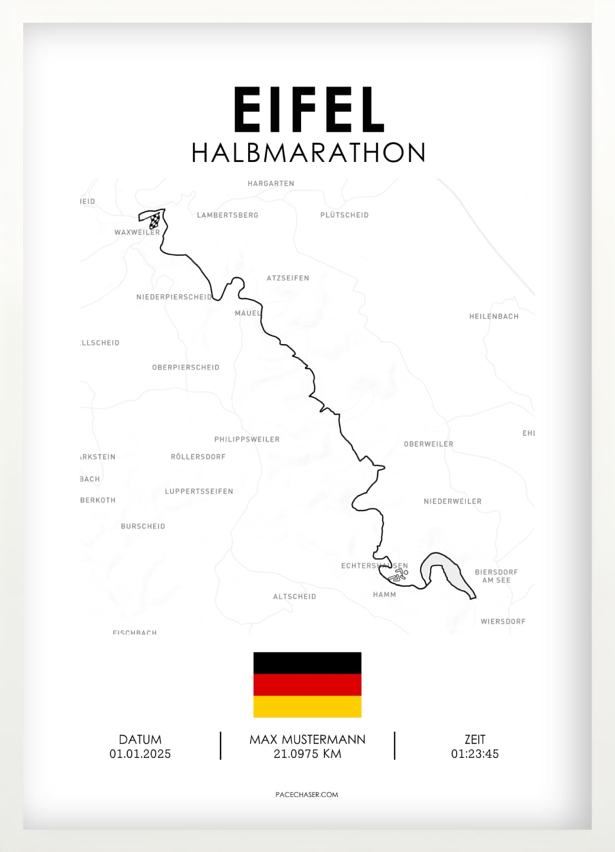 Eifel Marathon / Half Marathon / Ultra / Trail Poster