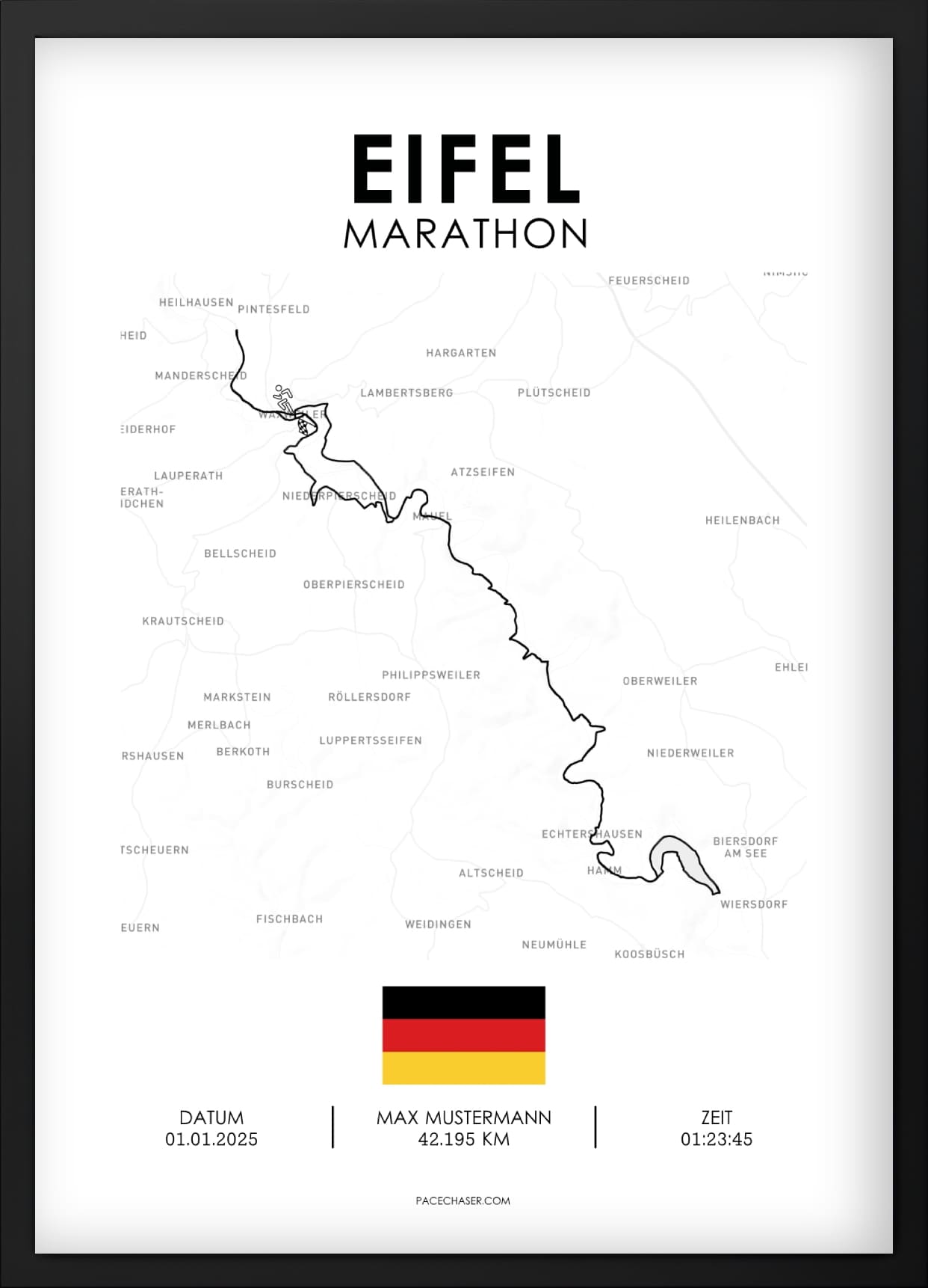 Eifel Marathon / Half Marathon / Ultra / Trail Poster