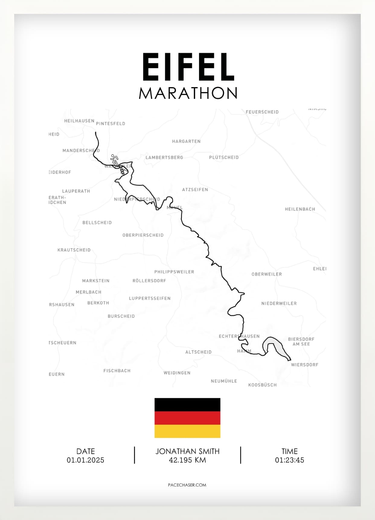 Eifel Marathon / Half Marathon / Ultra / Trail Poster