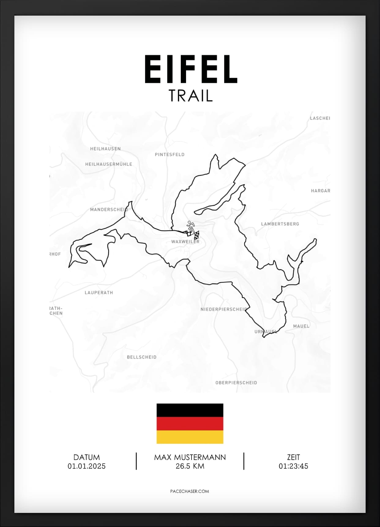 Eifel Marathon / Half Marathon / Ultra / Trail Poster