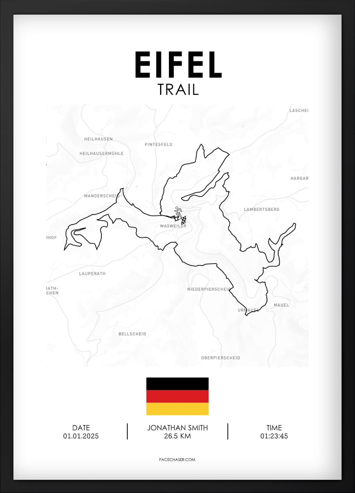 Eifel Marathon / Half Marathon / Ultra / Trail Poster