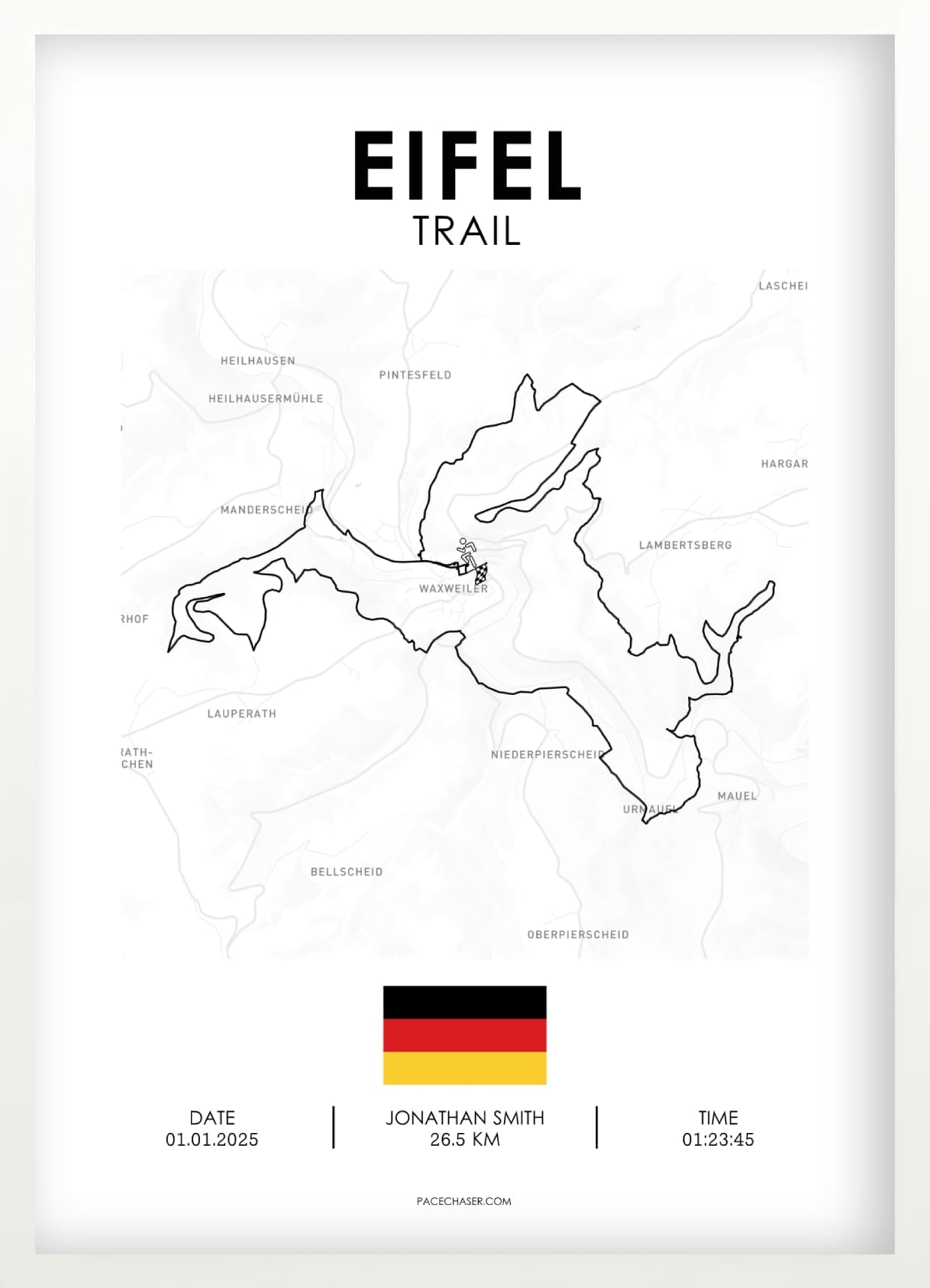 Eifel Marathon / Half Marathon / Ultra / Trail Poster