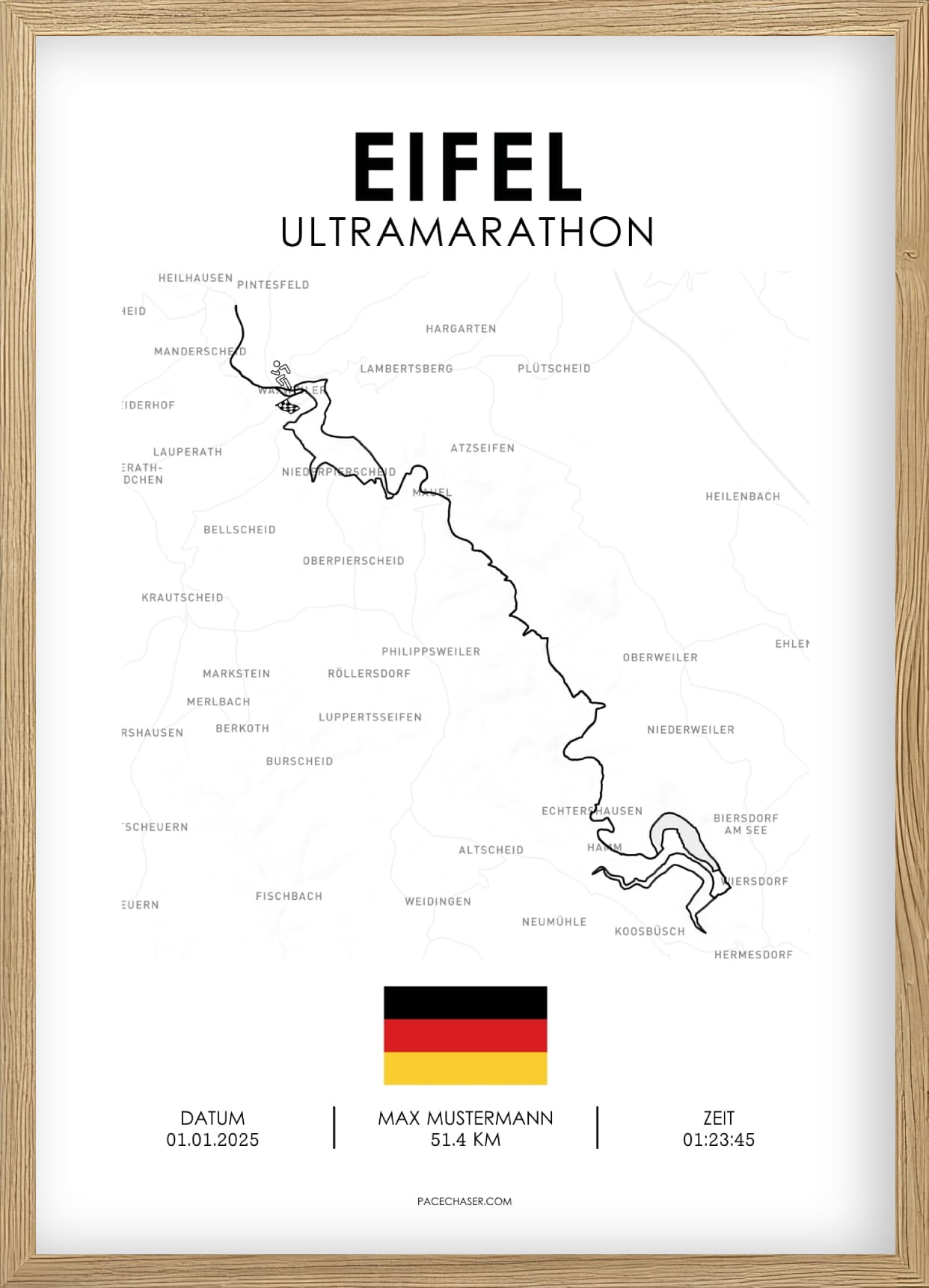 Eifel Marathon / Half Marathon / Ultra / Trail Poster