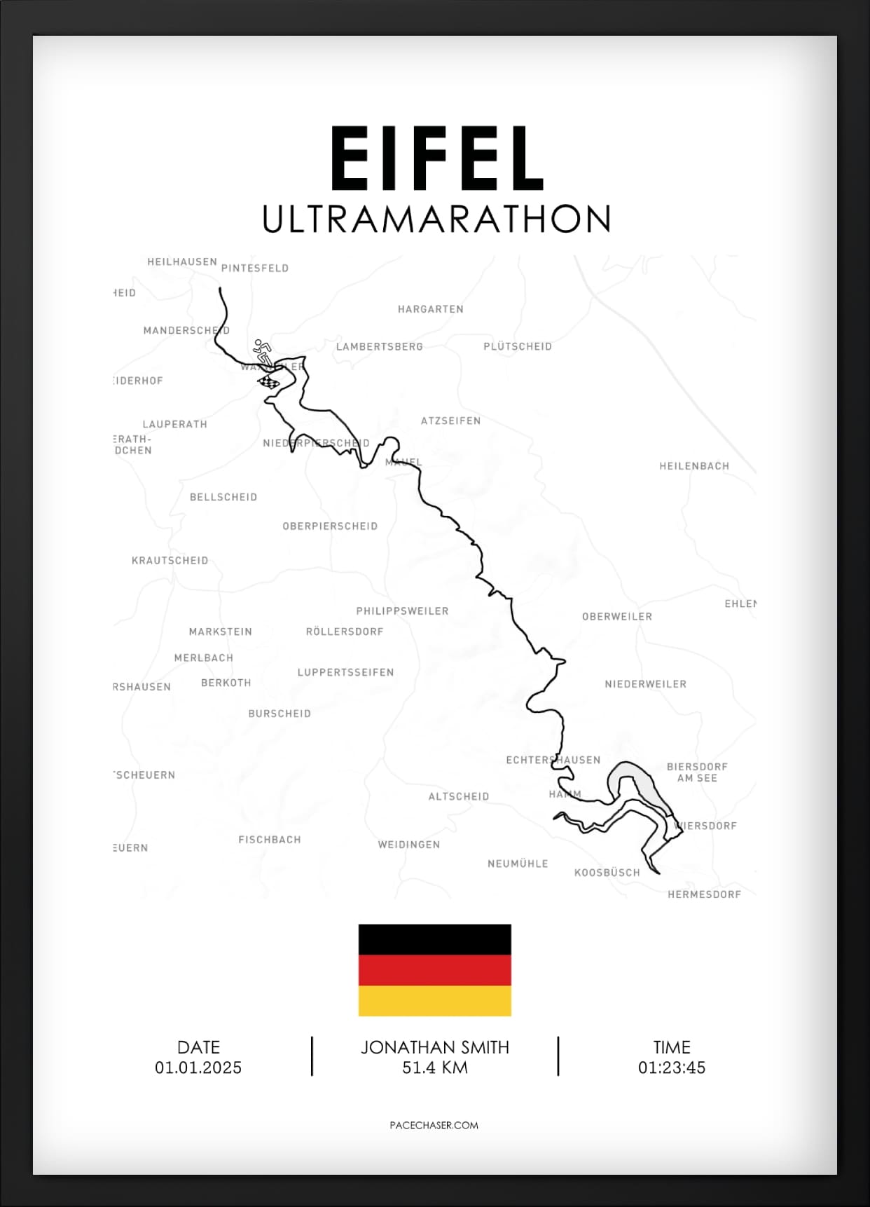 Eifel Marathon / Half Marathon / Ultra / Trail Poster