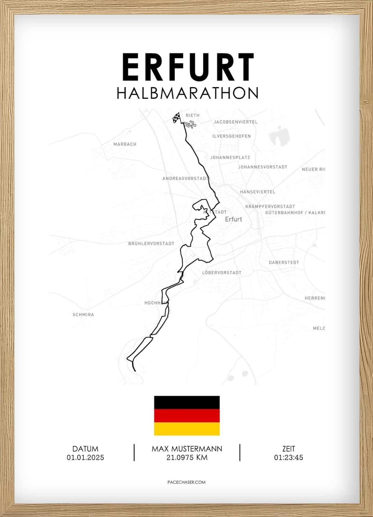 Halbmarathon Erfurt Poster