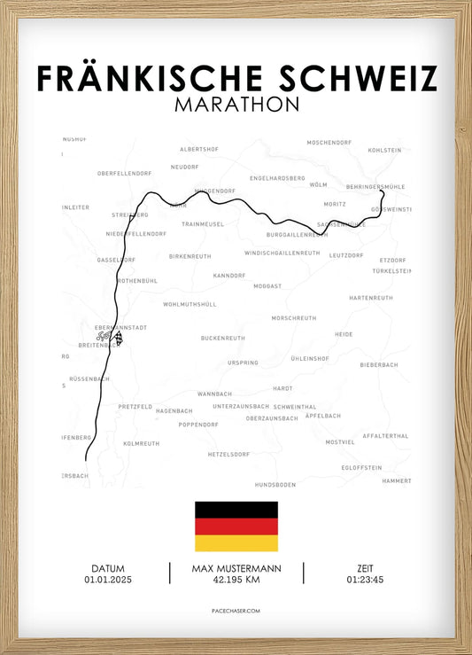 Marathon Franconian Switzerland Poster