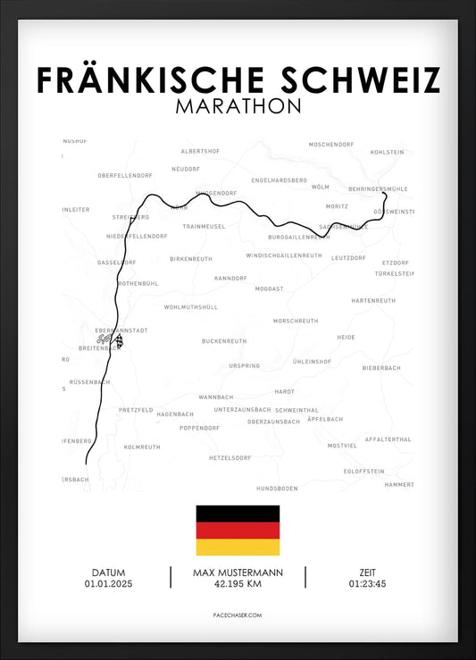 Marathon Franconian Switzerland Poster
