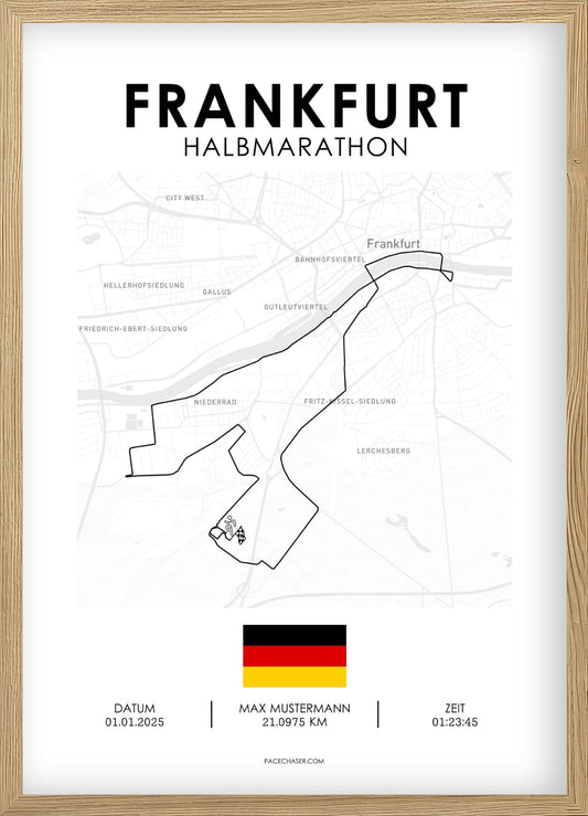 Halbmarathon Frankfurt Poster