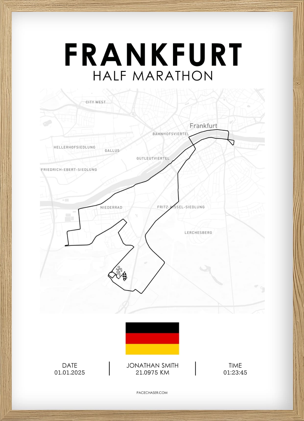 Marathon Frankfurt Poster