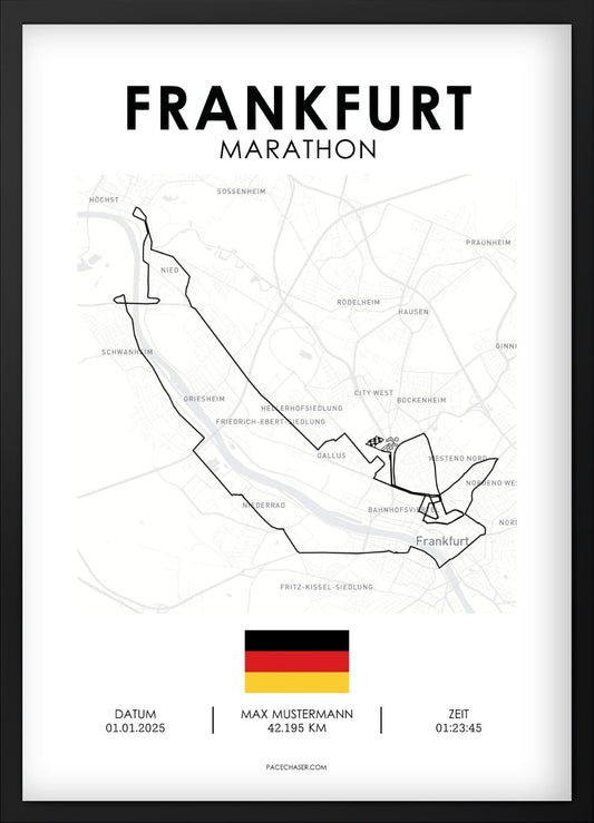 Marathon Frankfurt Poster