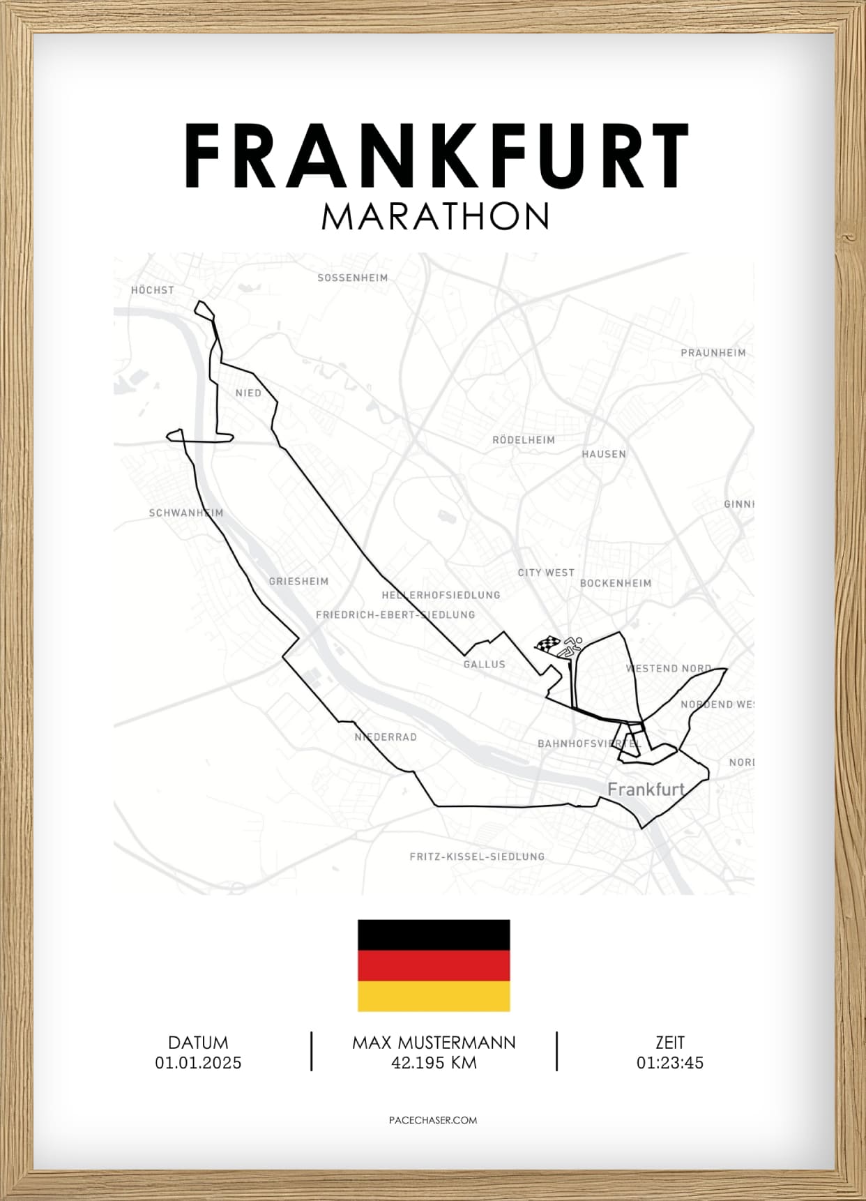 Marathon Frankfurt Poster