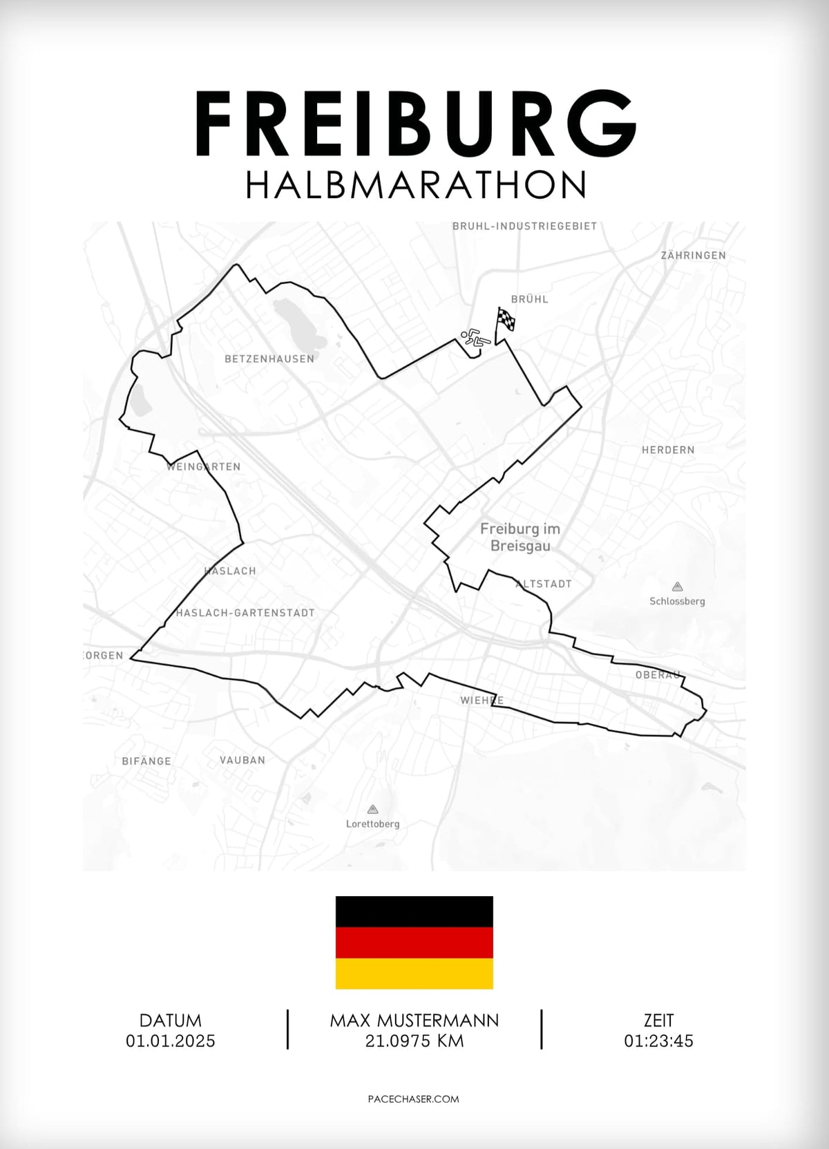 Halbmarathon Freiburg Poster