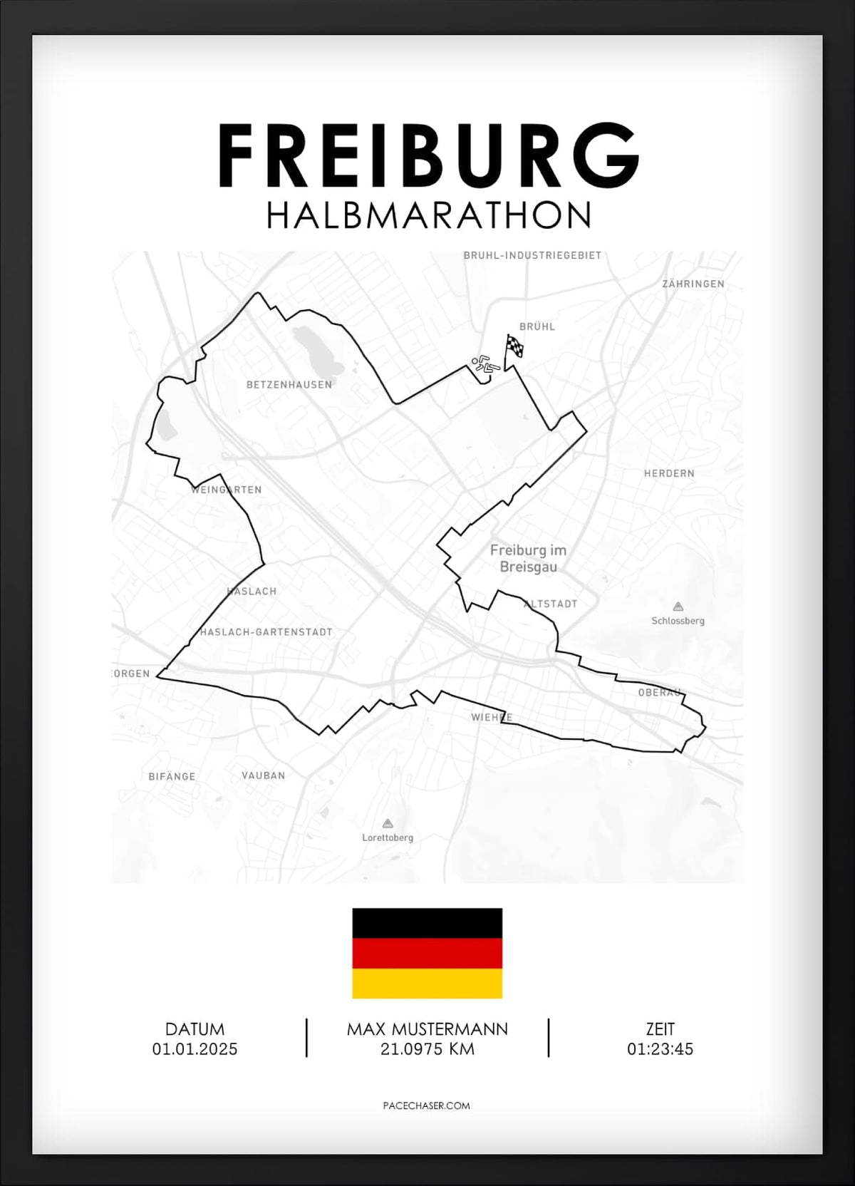 Halbmarathon Freiburg Poster