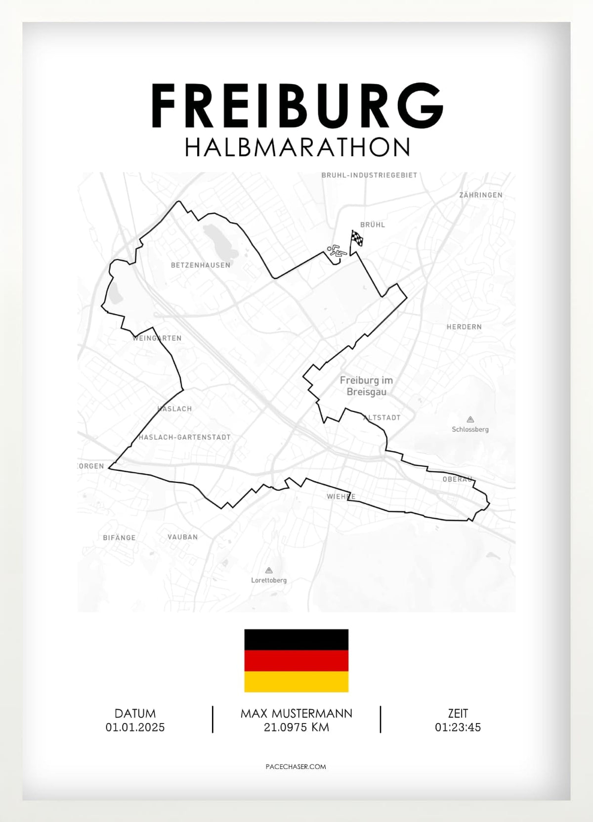 Halbmarathon Freiburg Poster