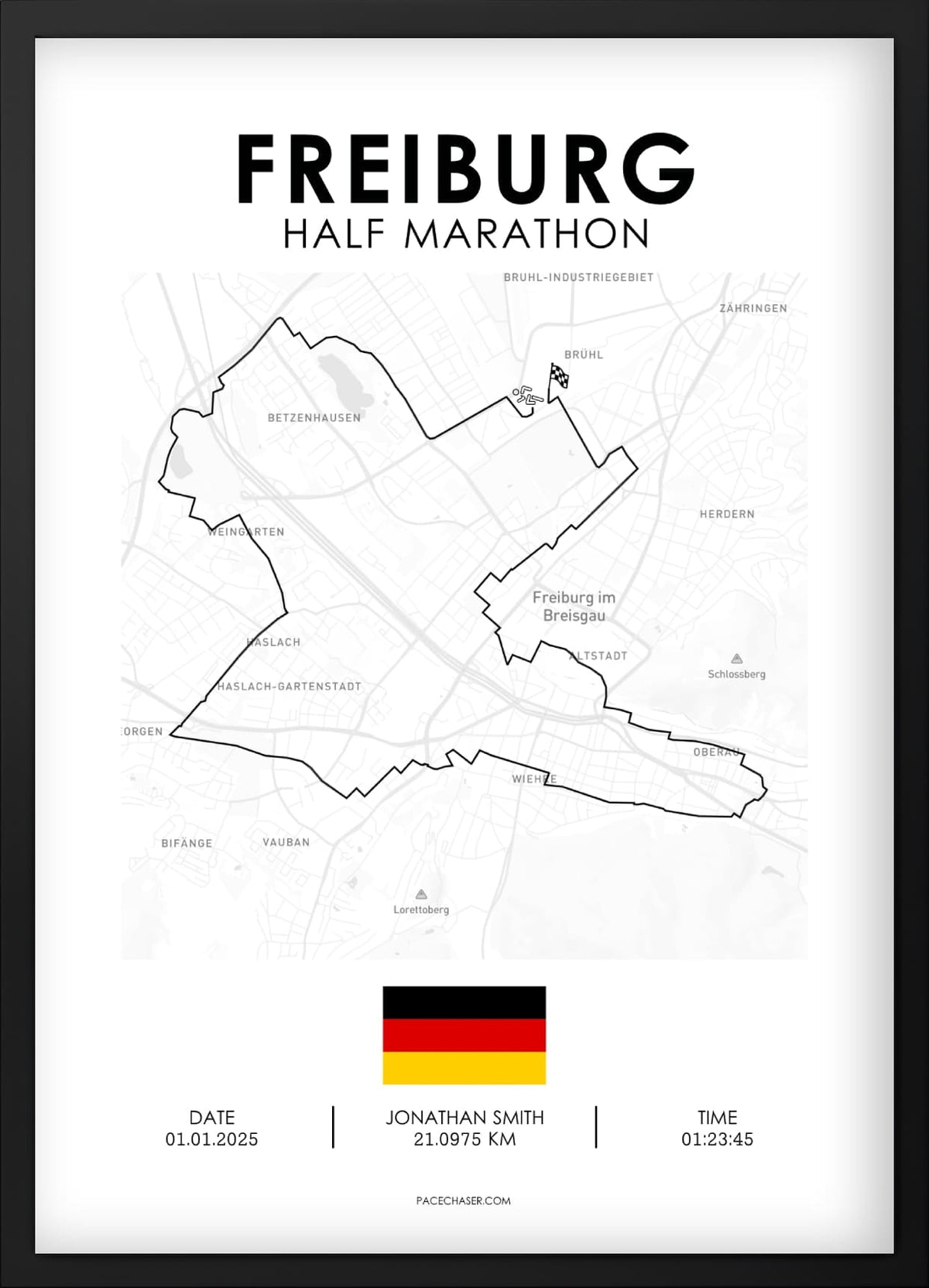 Halbmarathon Freiburg Poster