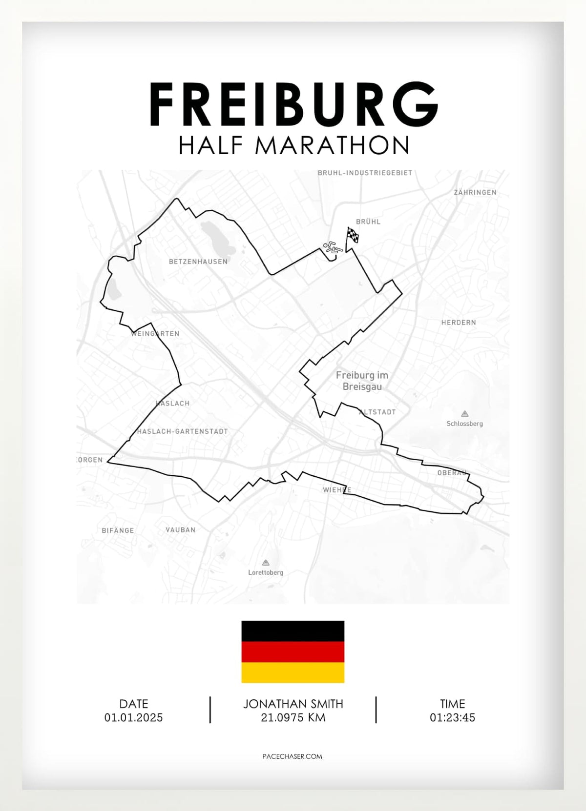Halbmarathon Freiburg Poster