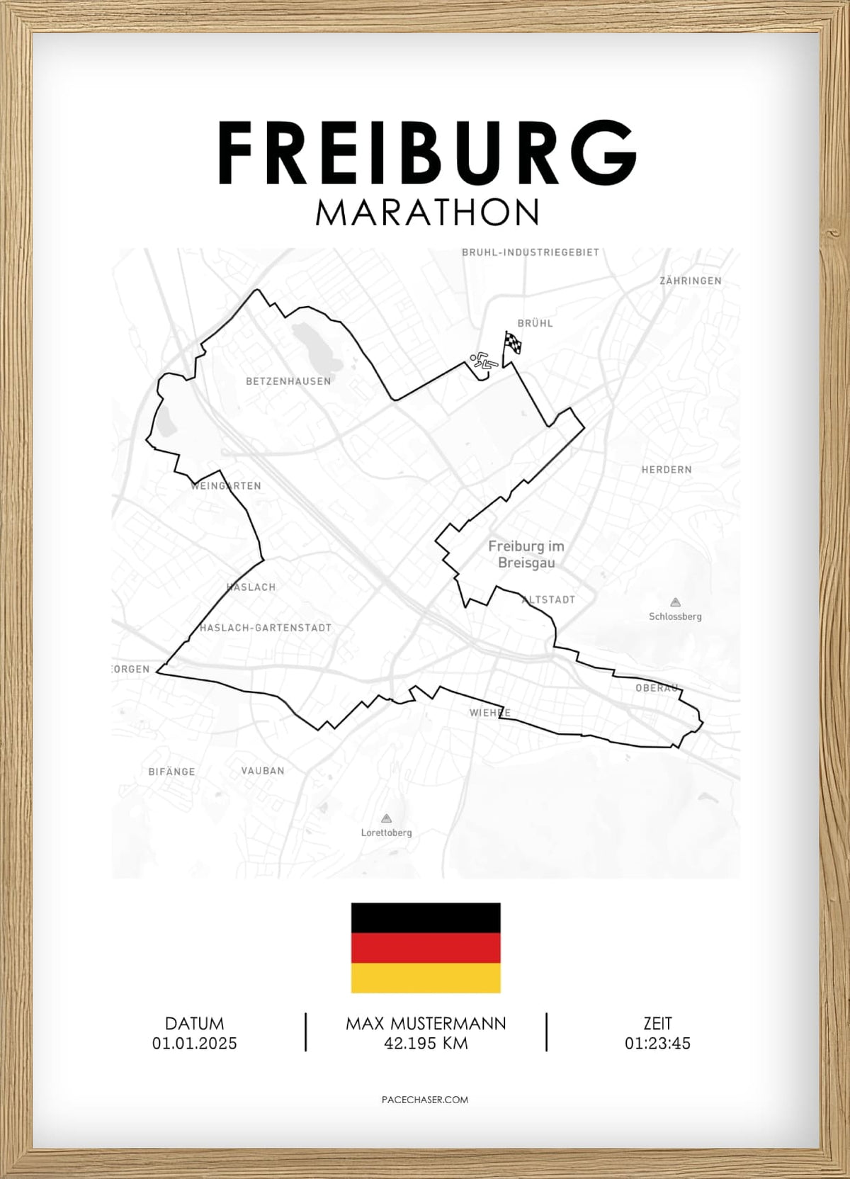 Marathon Freiburg Poster