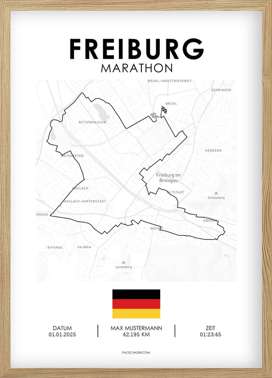 Marathon Freiburg Poster