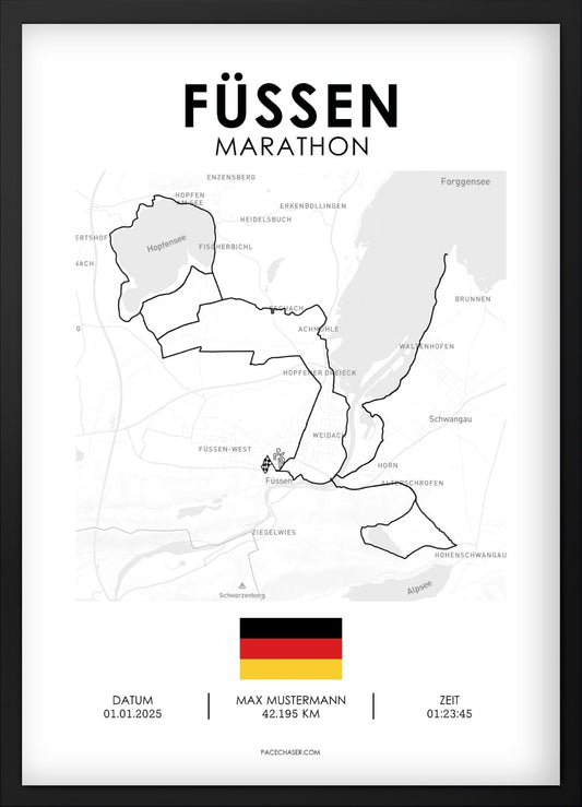 Marathon Füssen Plakat