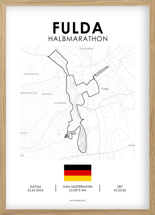Halvmaraton Fulda Plakat