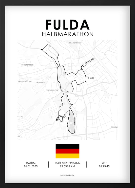 Halvmaraton Fulda Plakat
