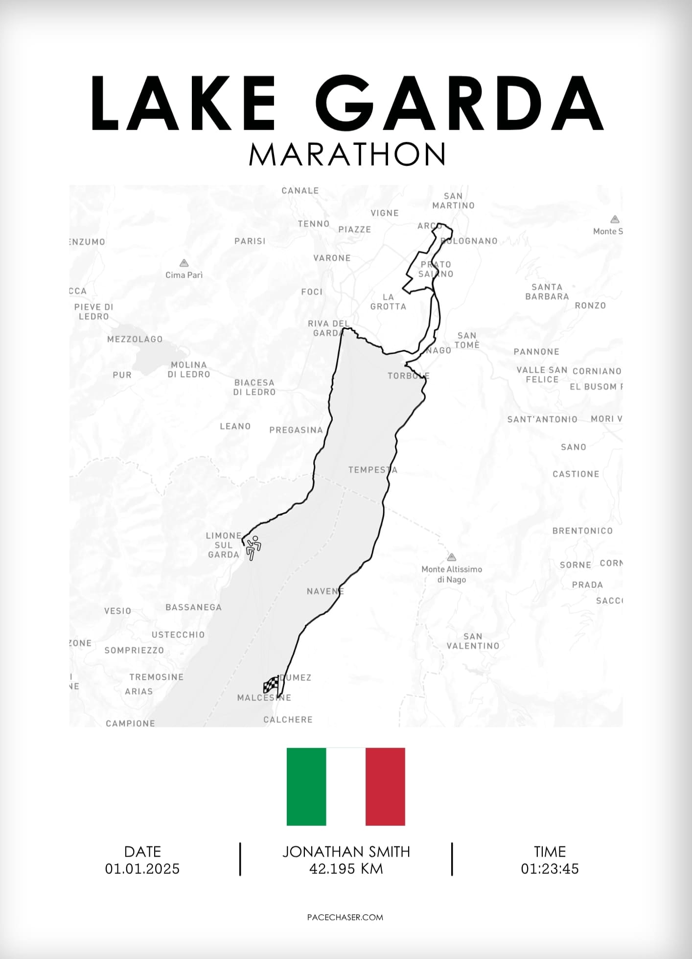 Marathon Gardasee Poster