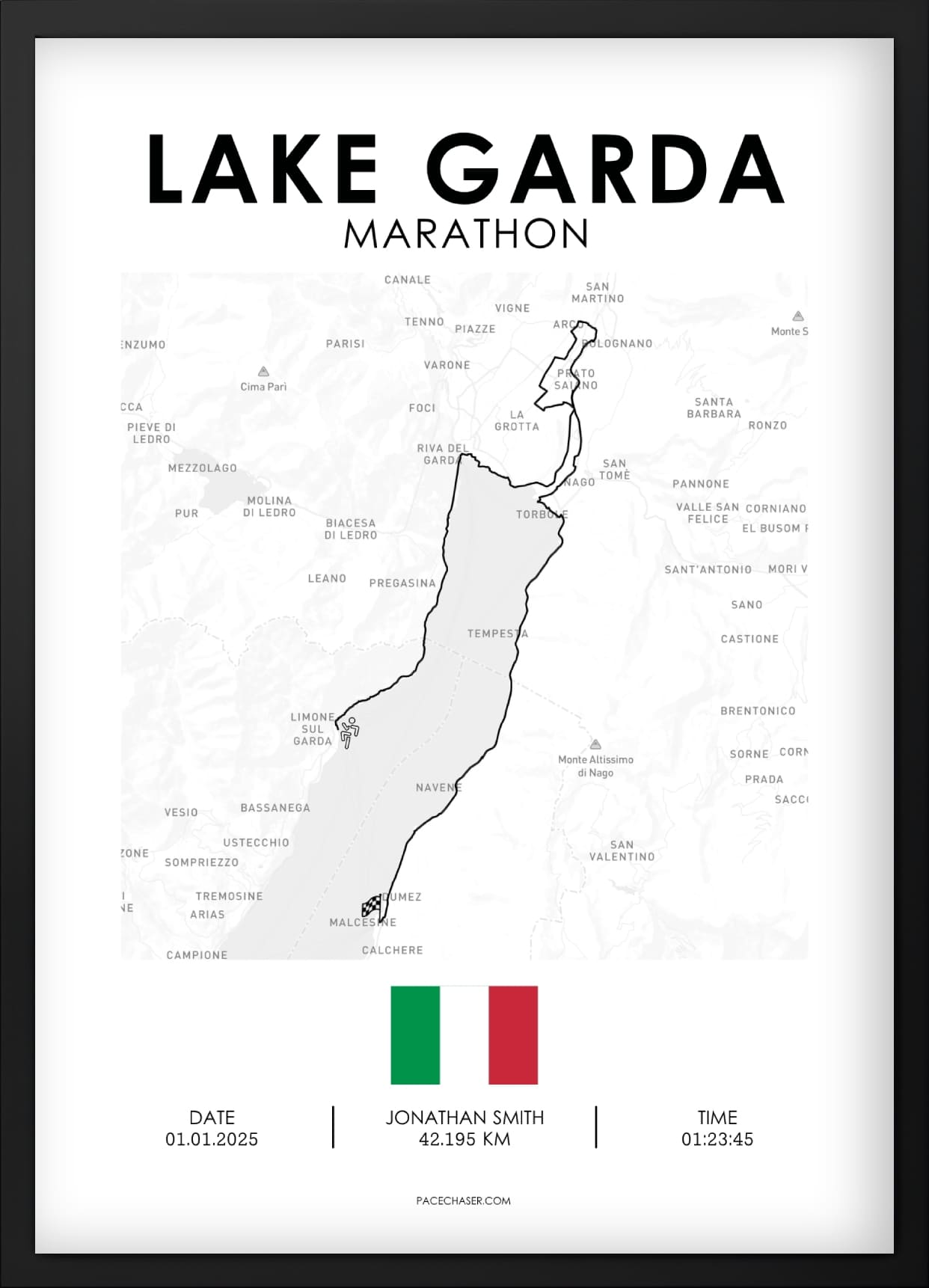 Marathon Gardasee Poster