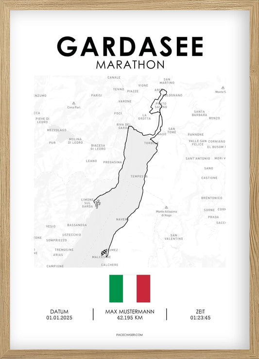 Marathon Gardasøen plakat