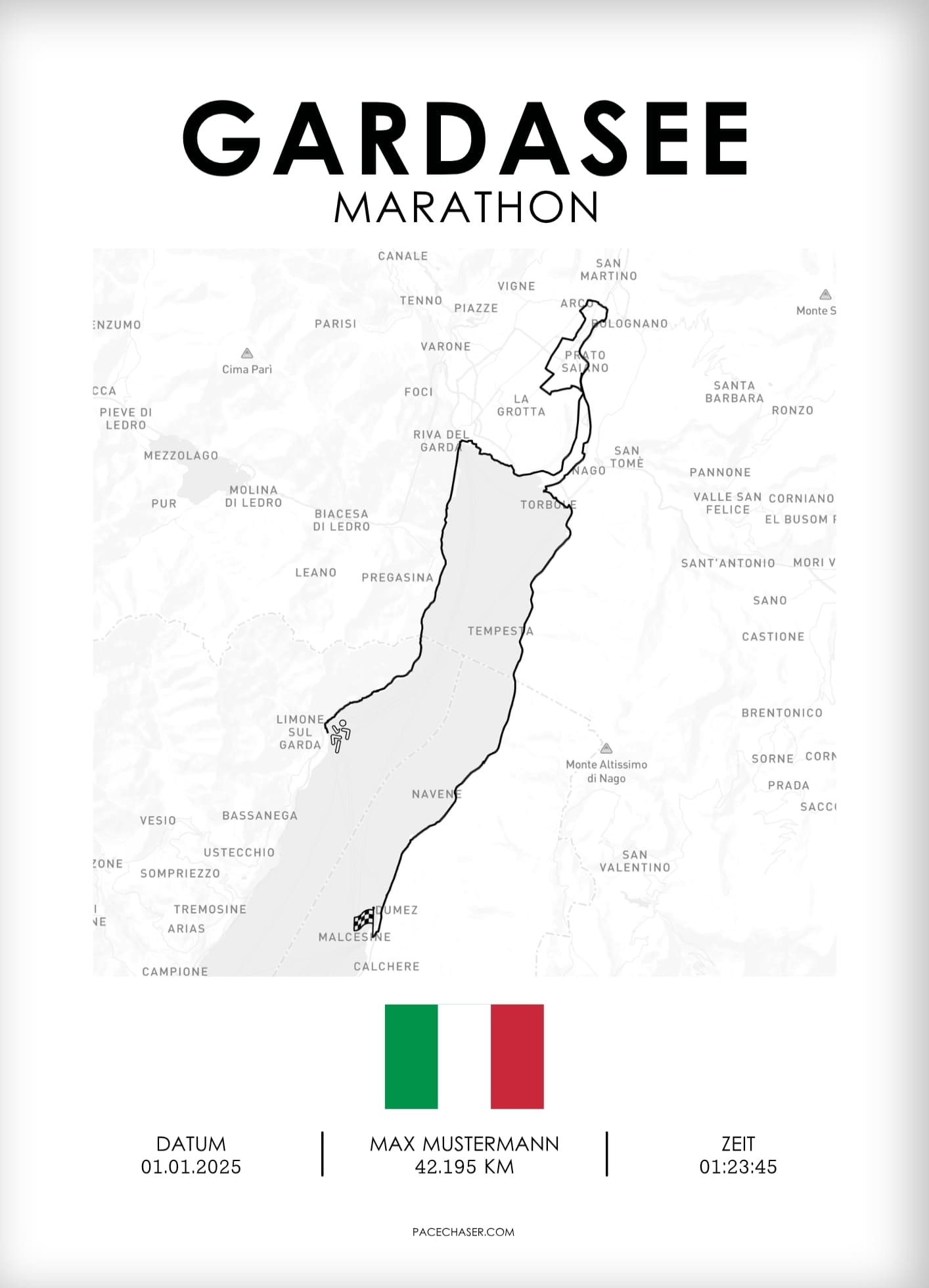 Marathon Gardasee Poster