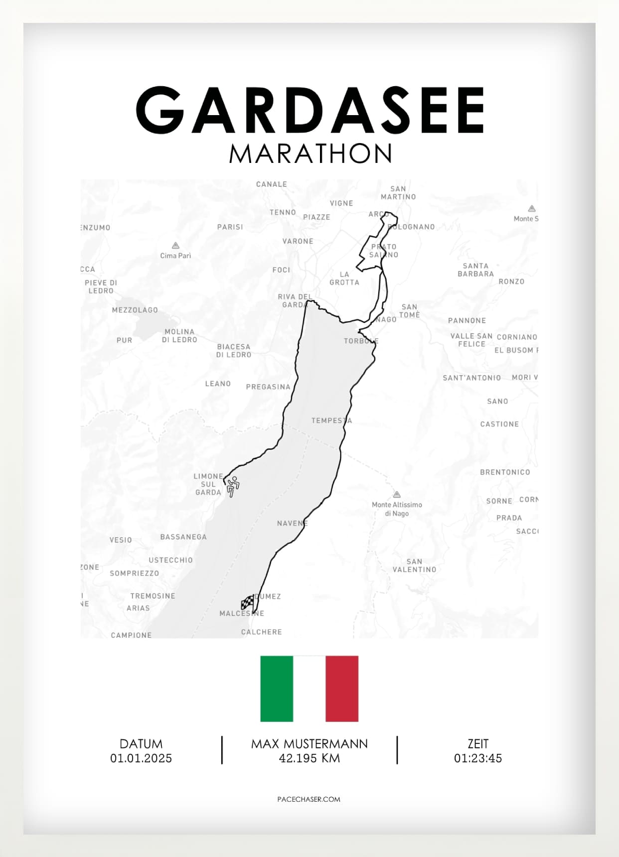 Marathon Gardasee Poster
