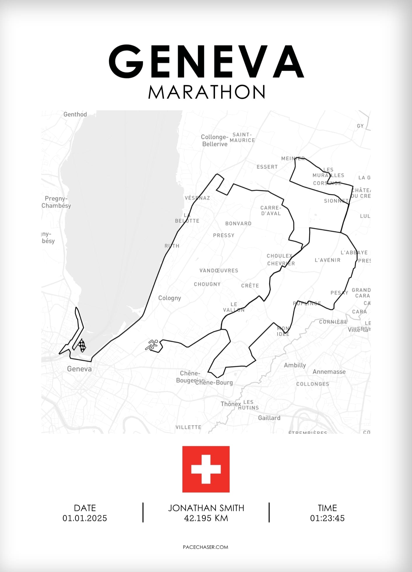 Geneva Half Marathon Poster