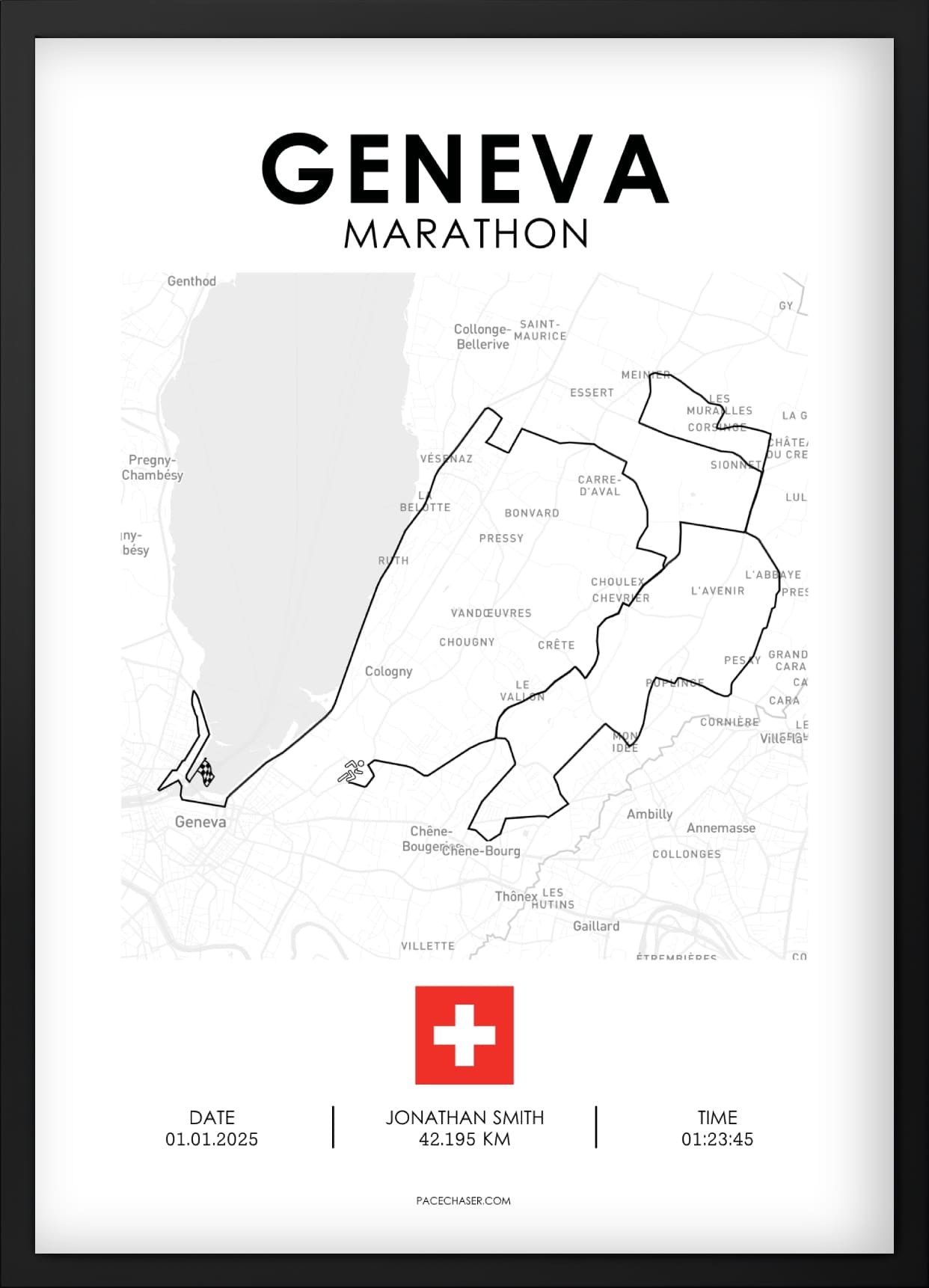 Geneva Half Marathon Poster