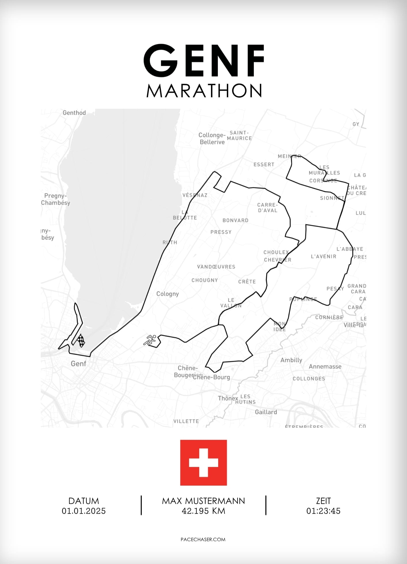 Geneva Half Marathon Poster