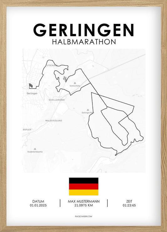 Halbmarathon Gerlingen Poster