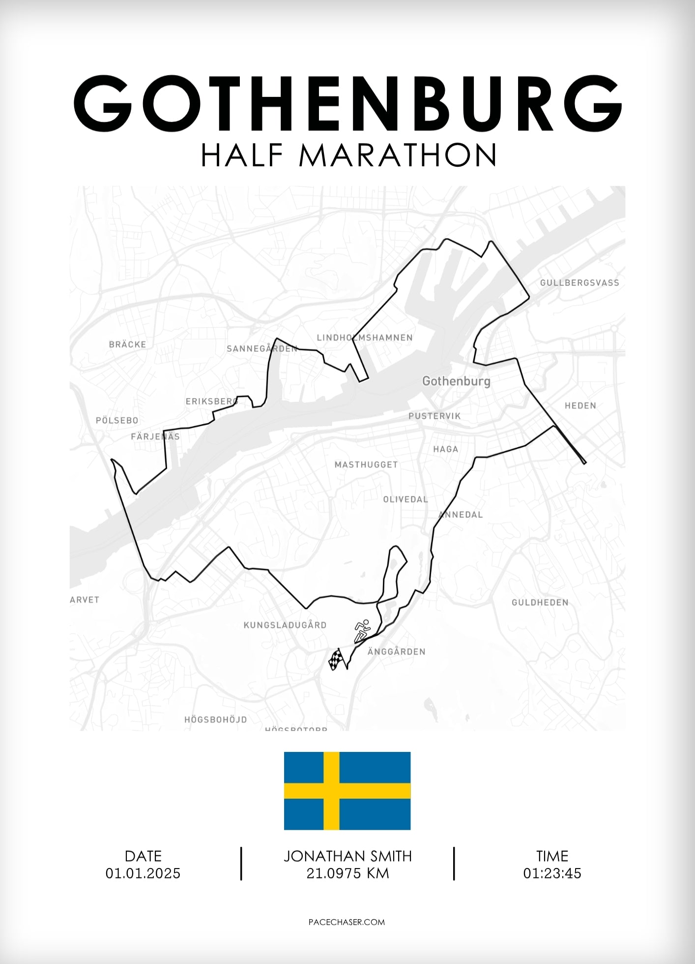 Göteborg Half Marathon Poster