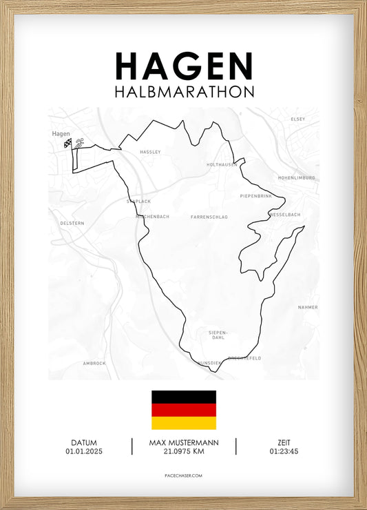 Berlin Half Marathon Poster 2025 (Superhalf)