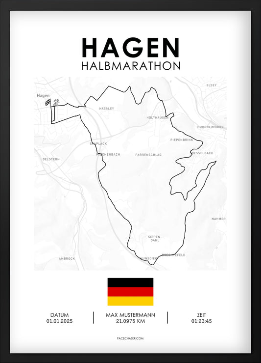 Berlin Half Marathon Poster 2025 (Superhalf)