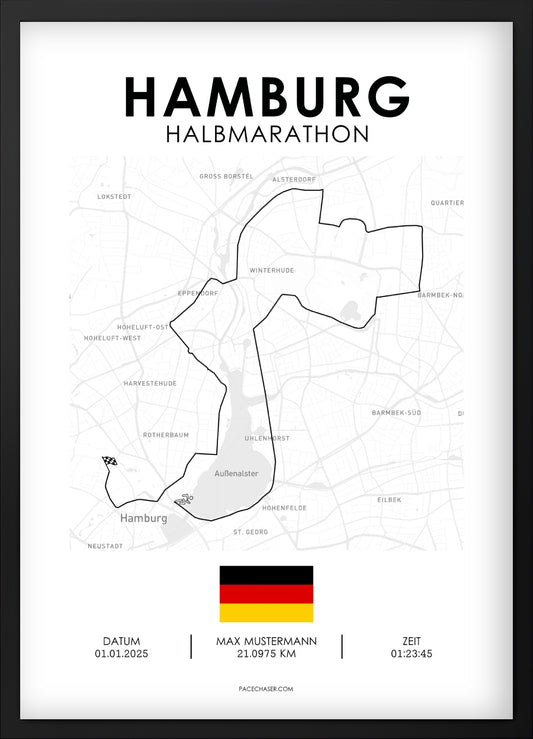 Halbmarathon Hamburg Poster (ab 2026)