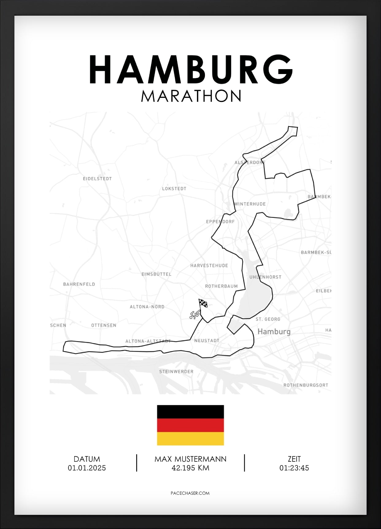 Marathon Hamburg Poster (ab 2026)